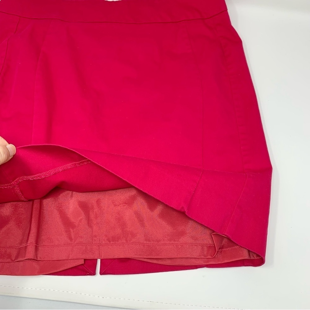 Express Cotton Fuchsia Stretchy Pencil Skirt Women’s Size 4 - Picture 8 of 8